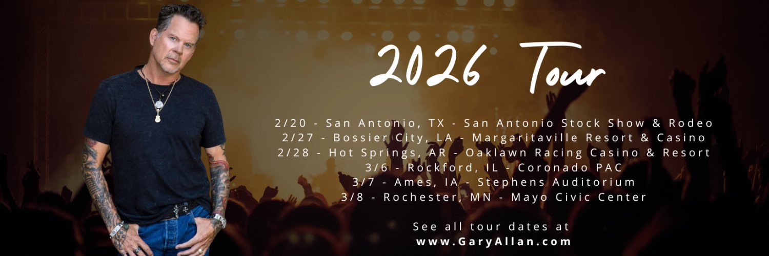 Gary Allan Tour Poster 2026